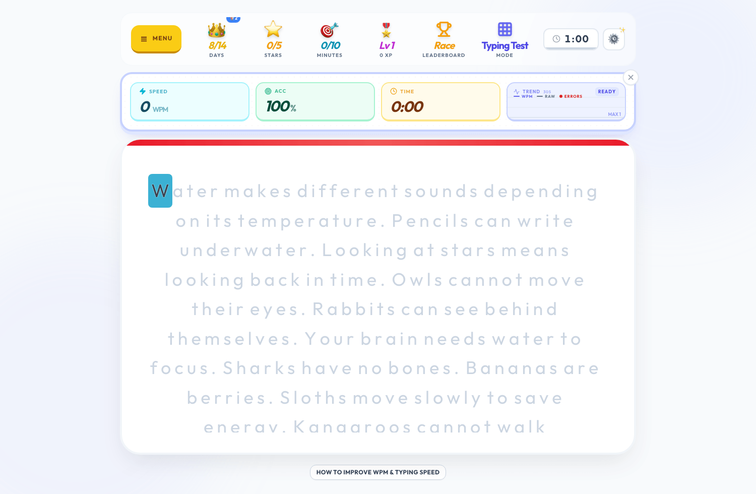 1) Your Command Center for Faster Typing